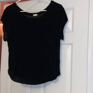 black t shirt from garage